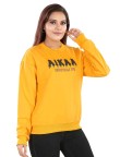 AIKAA Women's RND Neck Fleece Top