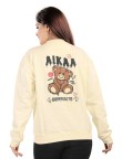 AIKAA Women's RND Neck Fleece Top