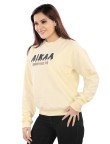 AIKAA Women's RND Neck Fleece Top