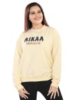 AIKAA Women's RND Neck Fleece Top