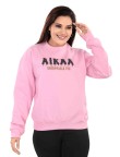 AIKAA Women's RND Neck Fleece Top