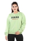 AIKAA Women's RND Neck Fleece Top