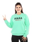 AIKAA Women's RND Neck Fleece Top