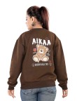AIKAA Women's RND Neck Fleece Top