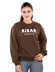 AIKAA Women's RND Neck Fleece Top