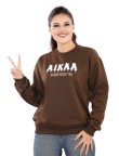 AIKAA Women's RND Neck Fleece Top
