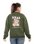 AIKAA Women's RND Neck Fleece Top