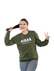 AIKAA Women's RND Neck Fleece Top