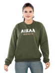 AIKAA Women's RND Neck Fleece Top