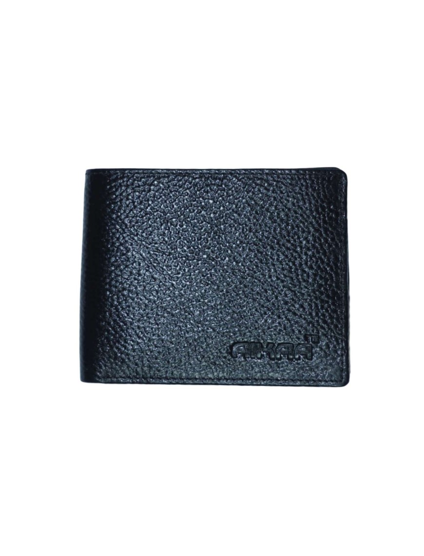 Premium Leather Wallet Slim Black