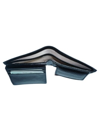 Premium Leather Wallet Slim Black
