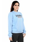 AIKAA Women's RND Neck Fleece Top