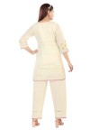 Floral EMB Kurti Set