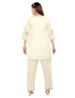 Floral EMB Kurti Set
