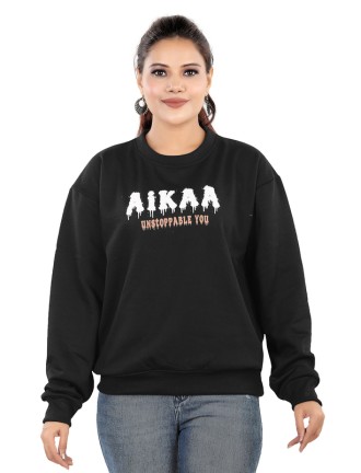 AIKAA Women's RND Neck Fleece Top