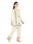 Chikankari EMB Kurti Set