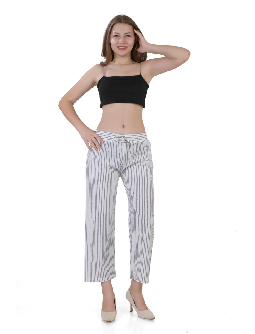 Women's Striped straight Fit