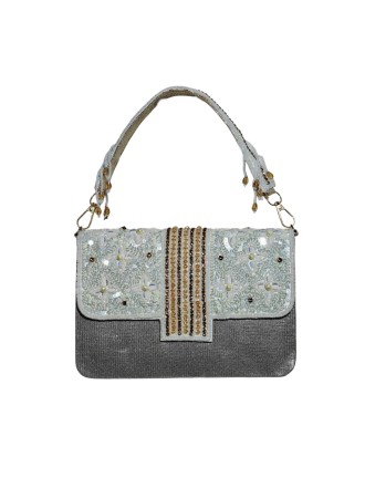 Pearl Embellished Clutch