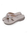 AIKAA Crystal Comfy Wedges