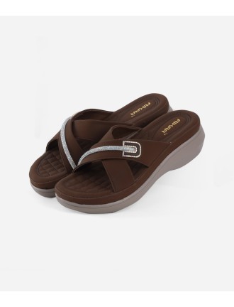 AIKAA Crystal Comfy Wedges