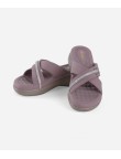 AIKAA Crystal Comfy Wedges