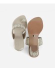 AIKAA Embellished Footwear