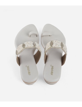 AIKAA Ethnic Toe-Ring Flat
