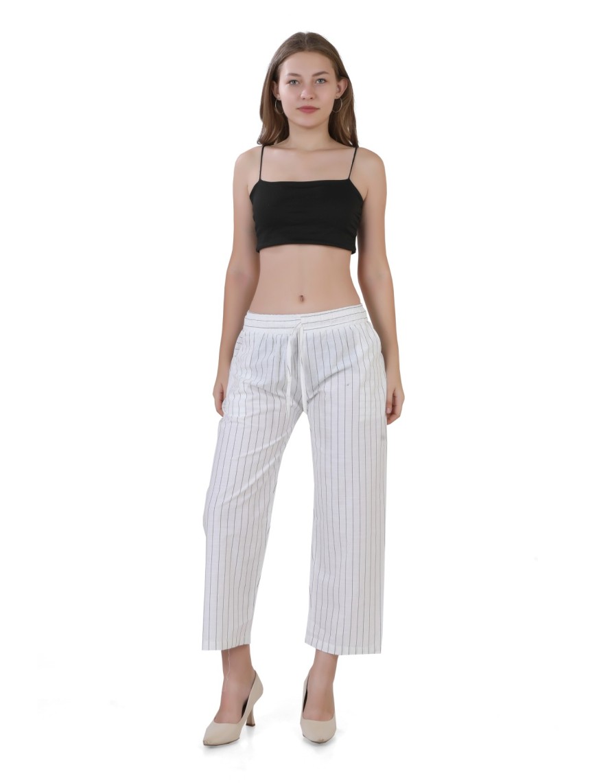 Women's Striped straight Fit