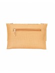 Floral Embroidery Envelope Clutch