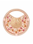 Round Embroidered Hand Clutch