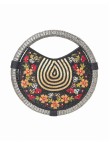 Round Embroidered Hand Clutch