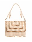 Embellished Shoulder Clutch Bag