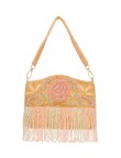 Embroidered Sling Clutch