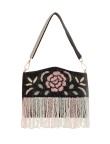 Embroidered Sling Clutch