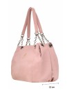 Chain Handle Tote Purse