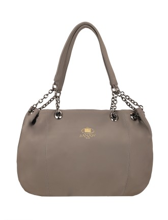 Chain Handle Tote Purse