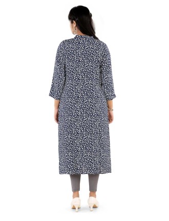 AIKAA Floral Printed Straight Kurti 