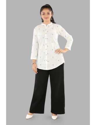 AIKAA Classic Embroidery Top