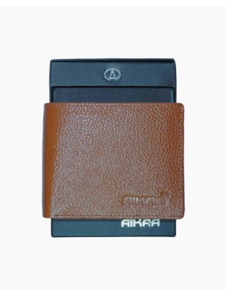 Premium Leather Wallet Brown